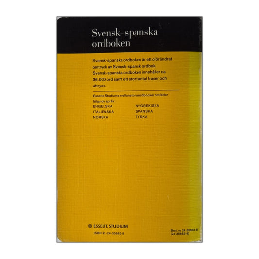 Alfred Åkerlund: Svensk-Spanska Ordboken