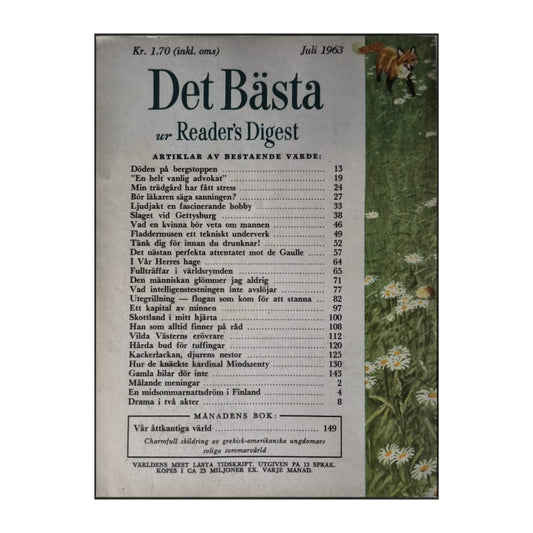 Reader’S Digest: Det Bästa 1963-07