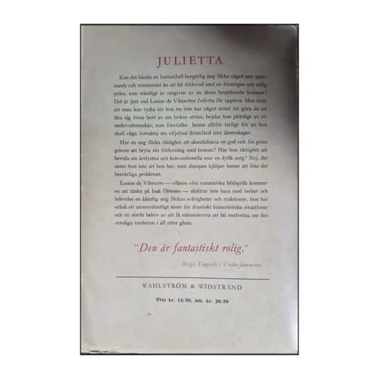 Louise De Vilmorin: Julietta