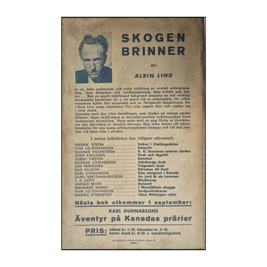 Albin Lind: Skogen Brinner
