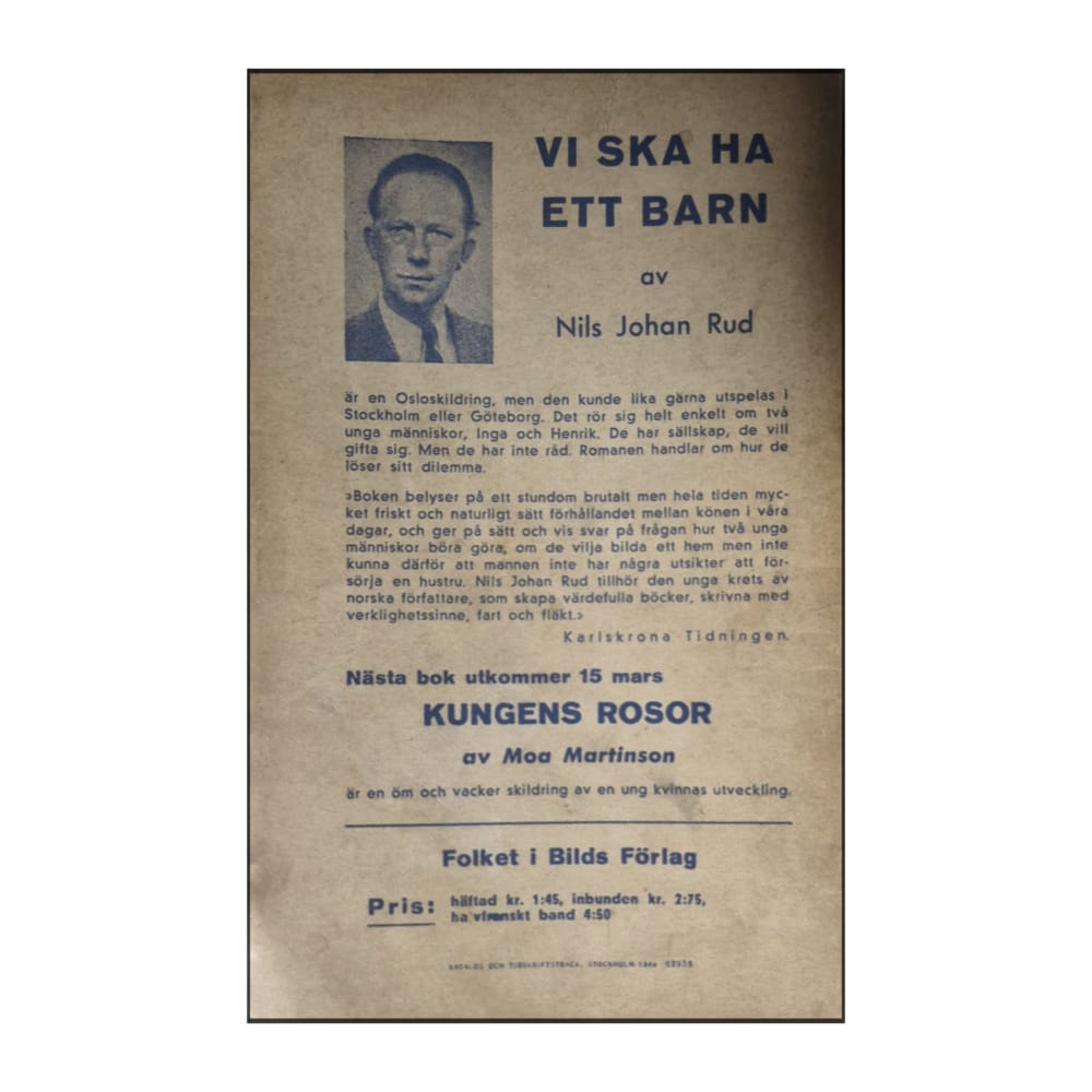 Nils Johan Rud: Vi Ska Ha Ett Barn