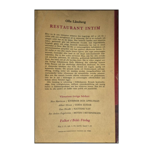 Olle Länsberg: Restaurant Intim