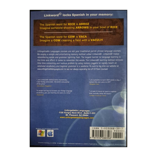 Michael M. Gruneberg: Unforgettable Languages: Linkword Spanish European