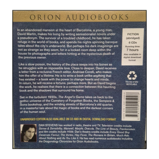 Carlos Ruiz Zafón: The Angel'S Game