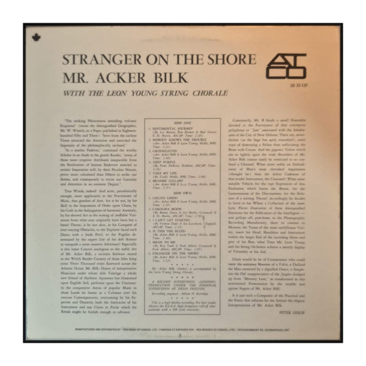 Mr. Acker Bilk & Leon Young String Chorale: Stranger On The Shore