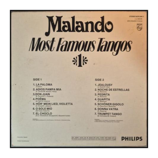 Malando: Most Famous Tangos 1