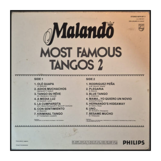 Malando: Most Famous Tangos 2