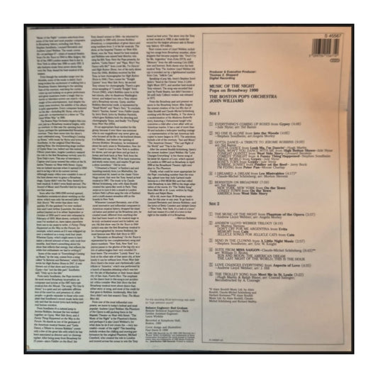 The Boston Pops Orchestra & John Williams: Pops On Broadway 1990 Music Of The Night