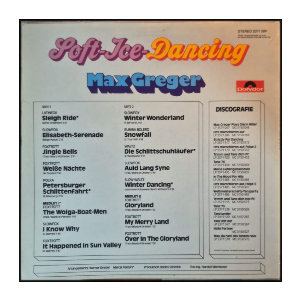 Max Greger: Soft-Ice-Dancing