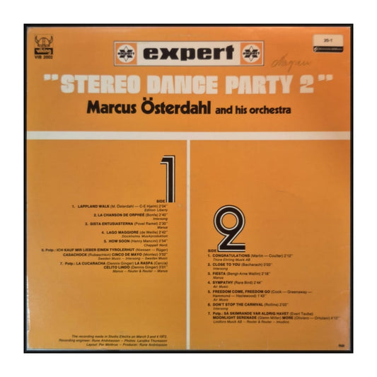 Marcus Österdahl And His Orchestra: Stereo Dance Party 2