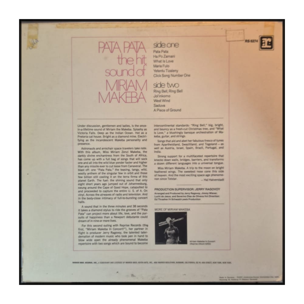 MIRIAM MAKEBA: PATA PATA
