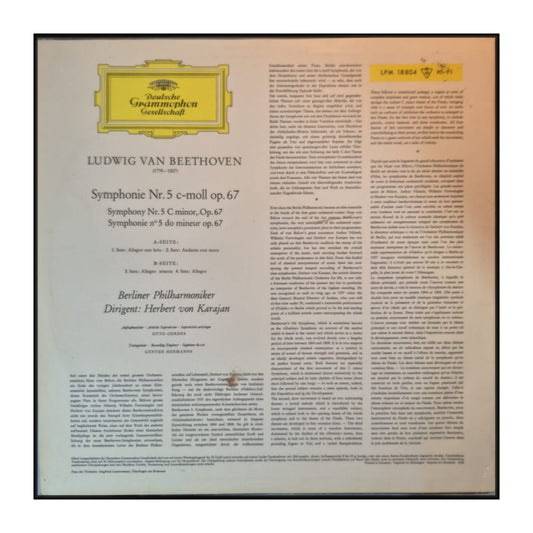 Beethoven & Berliner Philharmoniker & Herbert Von Karajan: Symphonie Nr. 5