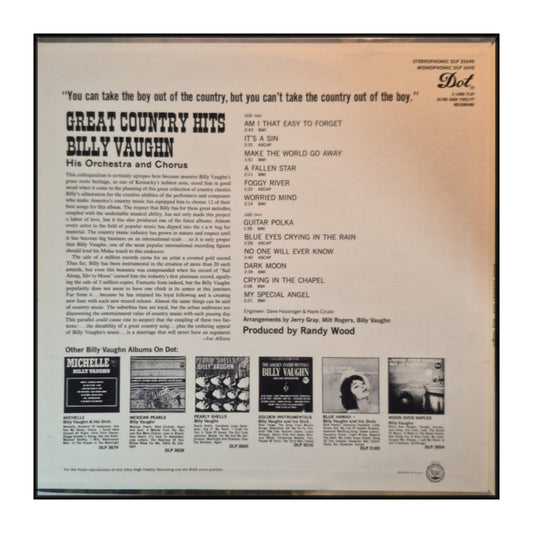 Billy Vaughn: Great Country Hits