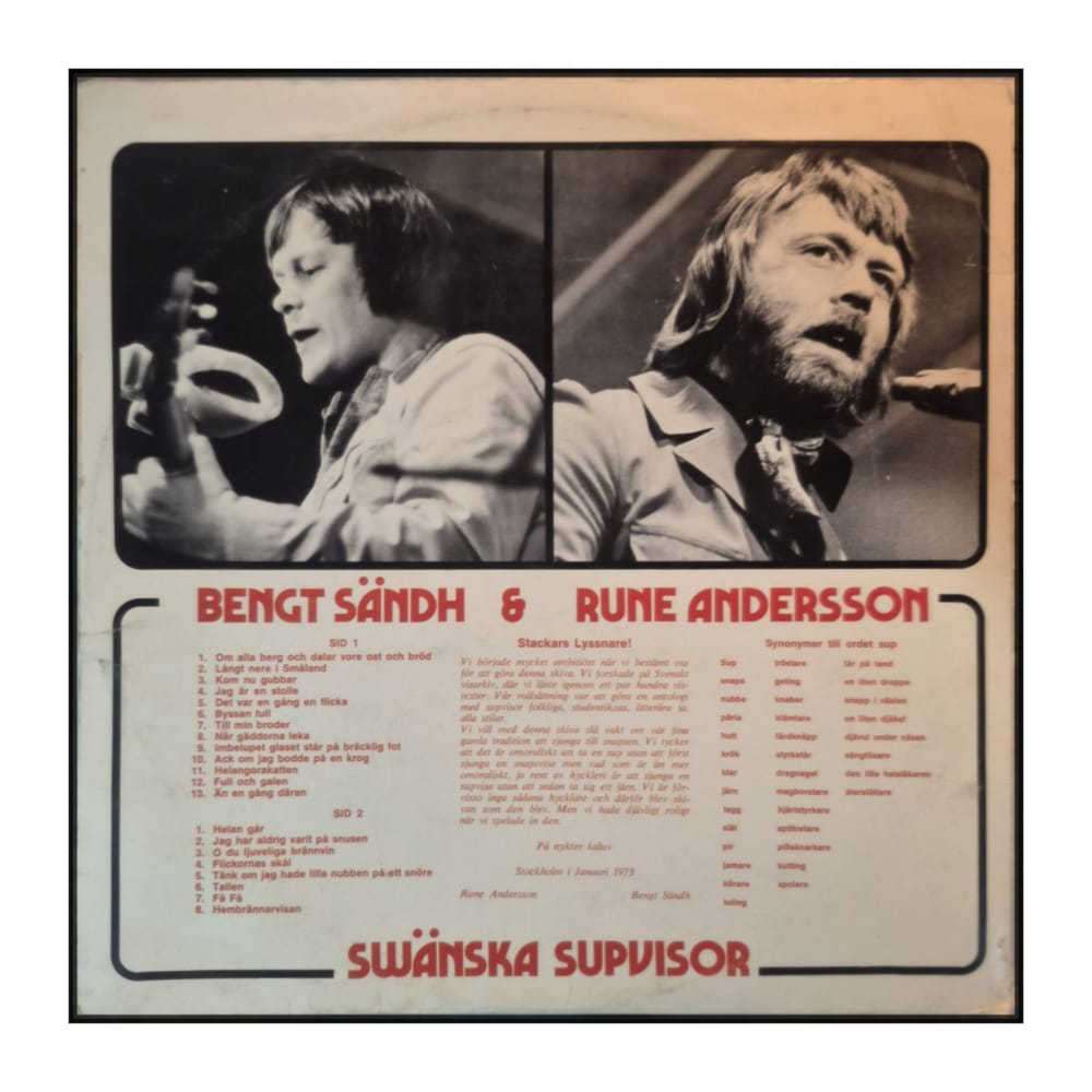 Bengt Sändh & Rune Andersson: Swänska Supvisor