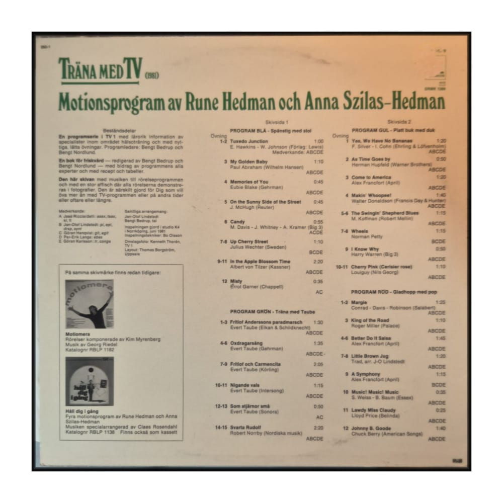 Träna Med Tv 1981