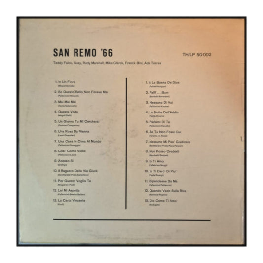 Die 26 Schlager Von San Remo 1966