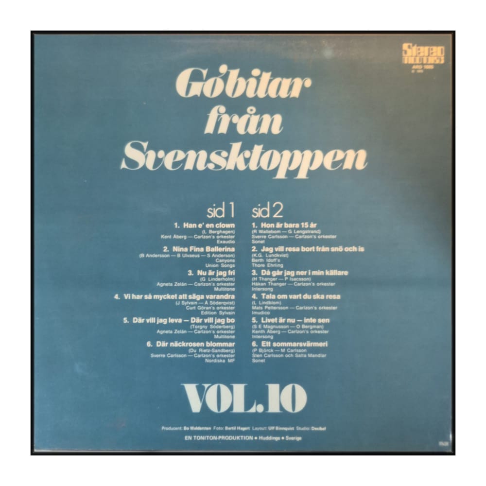 Svensktoppen: Gobitar från Svensktoppen V10