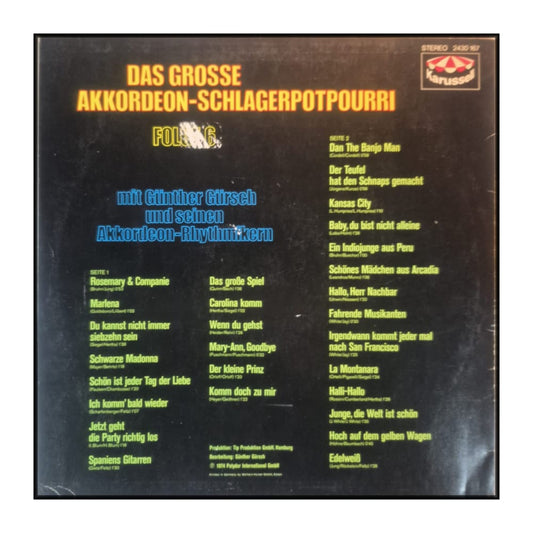 Günther Gürsch Und Seine Akkordeon-Rhythmiker: Das Grosse V6