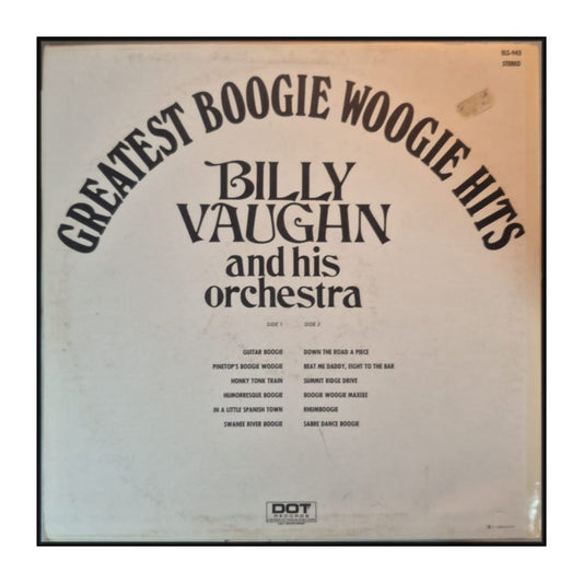 Billy Vaughn And His Orchestra: Greatest Boogie Woogie Hits