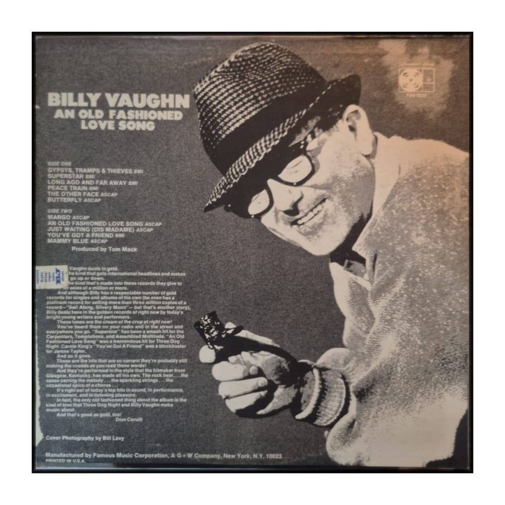 Billy Vaughn: An Old-Fashioned Love Song