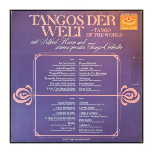 Alfred Hause: Tangos Der Welt