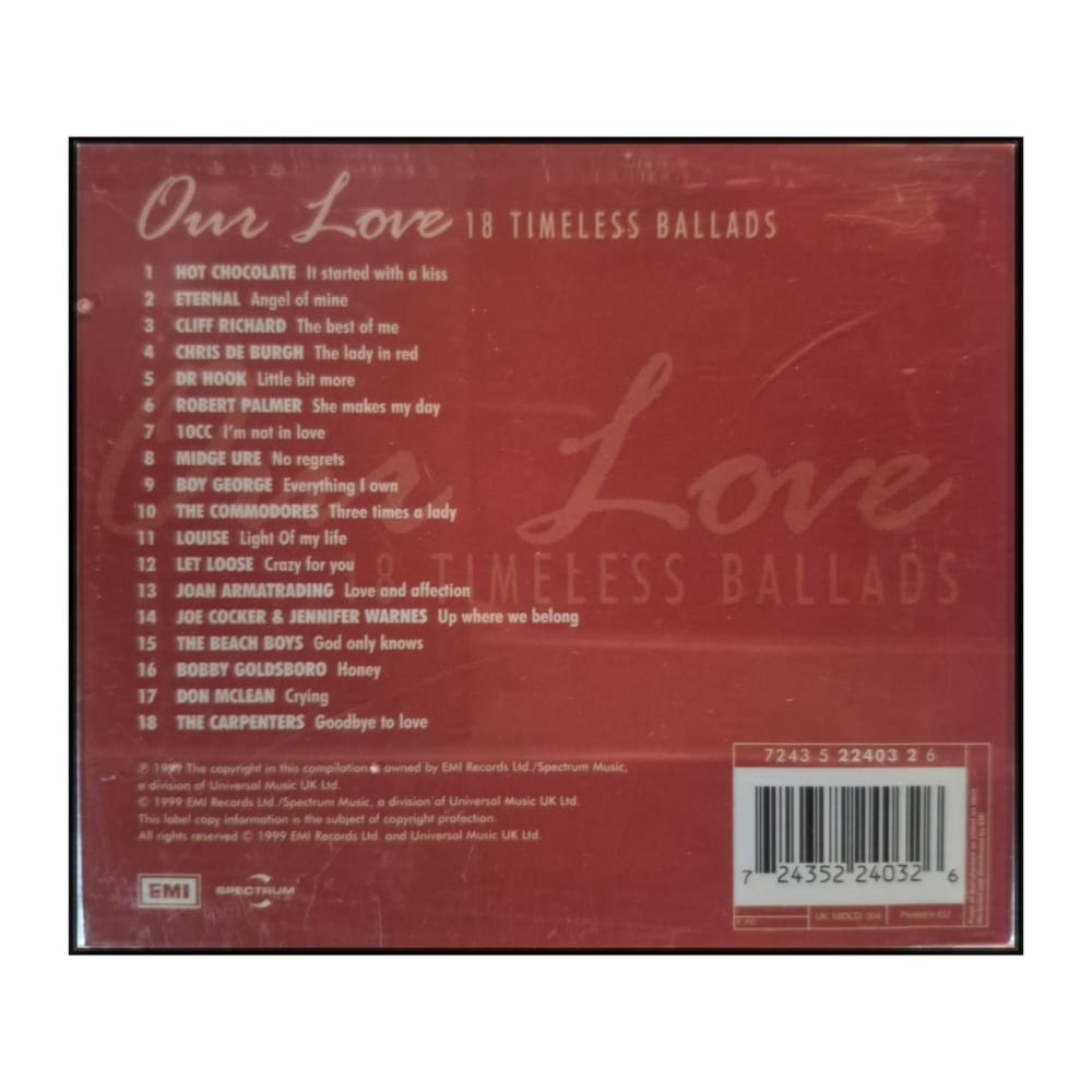 Our Love: 18 Timeless Ballads