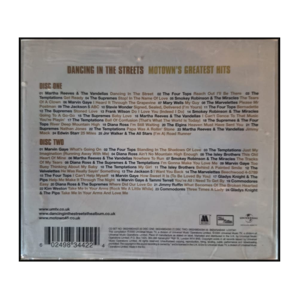 Motown'S Greatest Hits: Dancing In The Streets