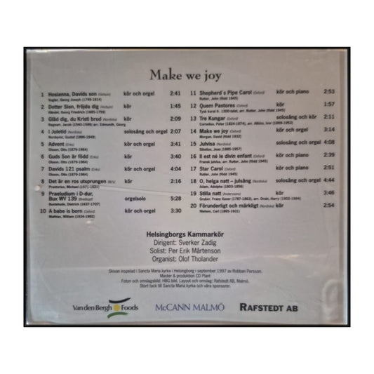 Helsingborgs Kammarkör: Make We Joy