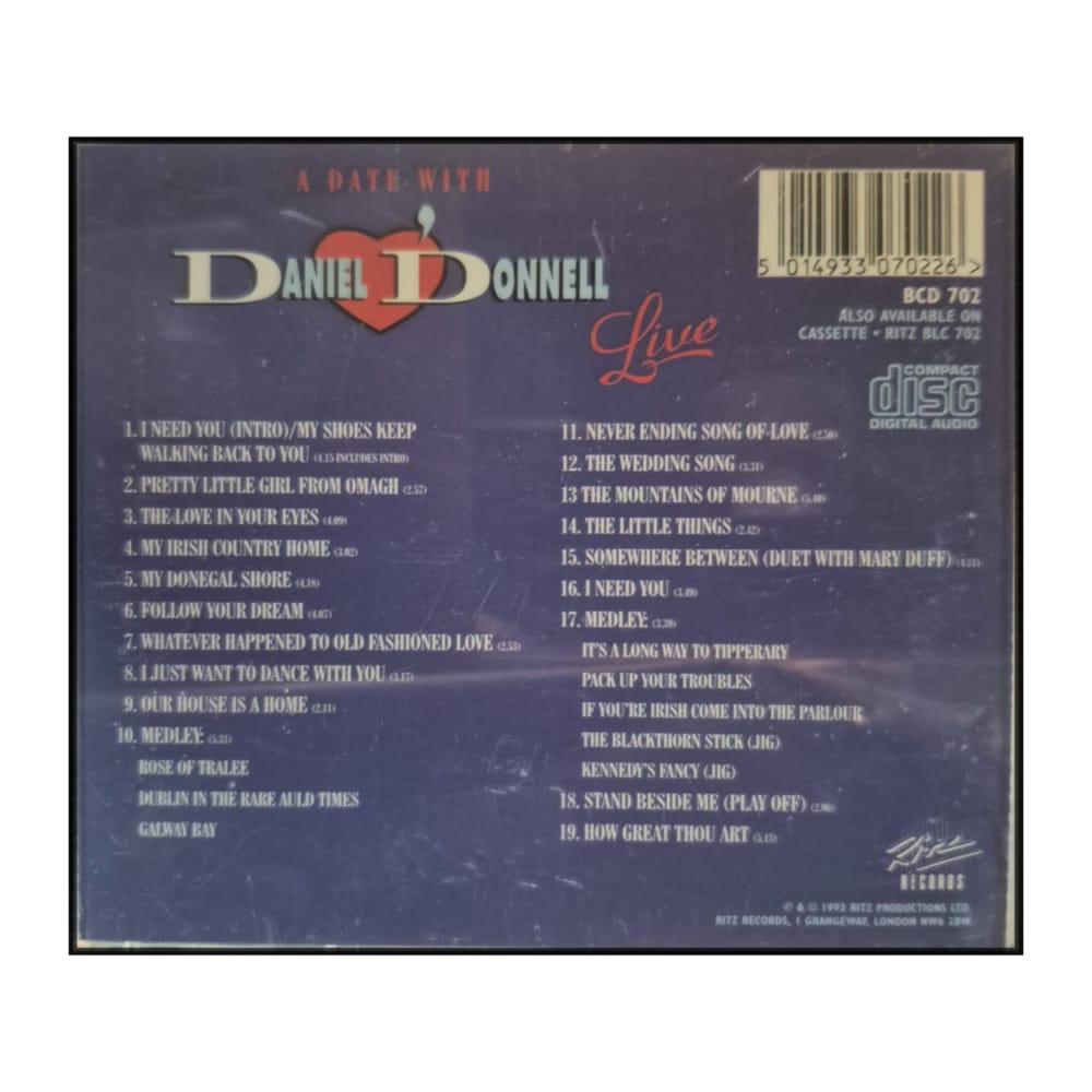 Daniel O'Donnell: A Date With Daniel O'Donnell Live