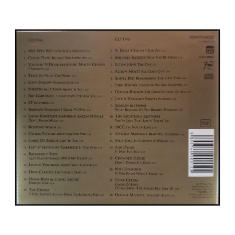 Love Songs: The All Time Greatest Love Songs V2