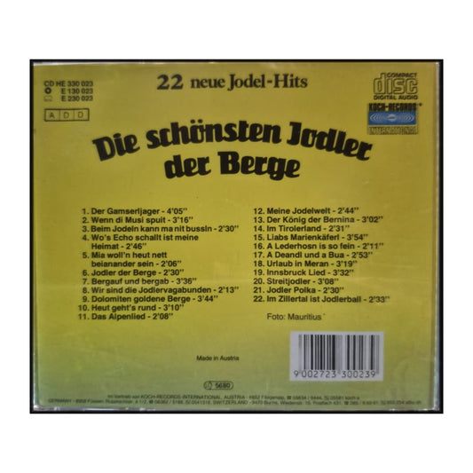 Die Schönsten Jodler Der Berge: 22 Neue Jodel-Hits V2