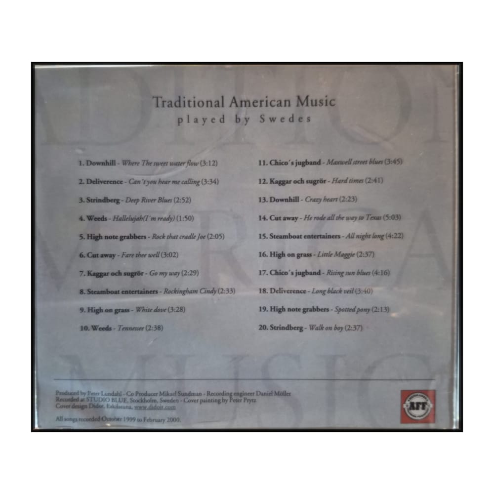 American Poster: Traditional American Music Played By Swedes