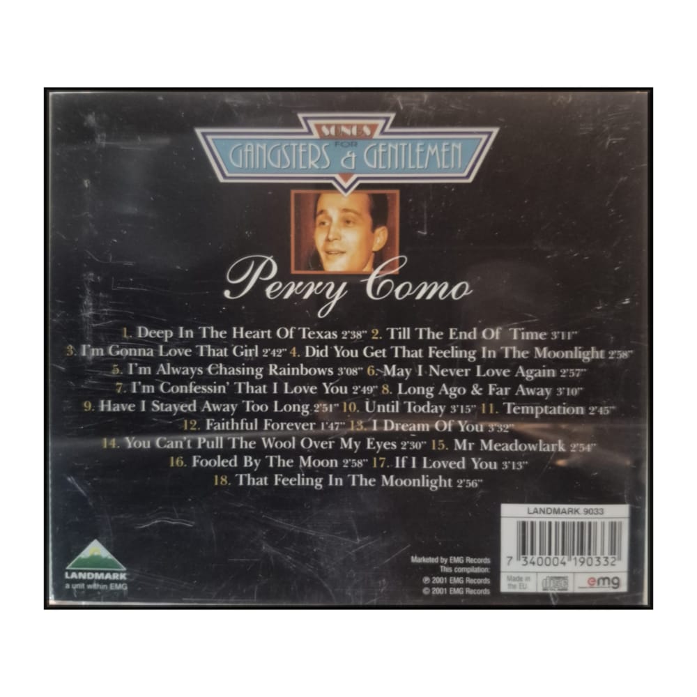 Perry Como: Songs For Gangsters & Gentlemen