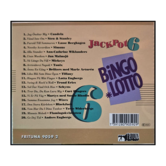 Bingolottos Dansbandsfavoriter 1996 Jackpot 6