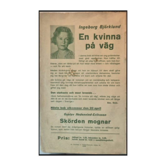 Ingeborg Björklund: En Kvinna På Väg