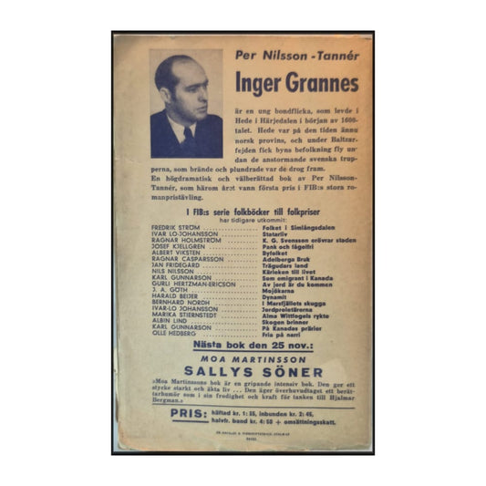 Per Nilsson-Tannér: Inger Grannes