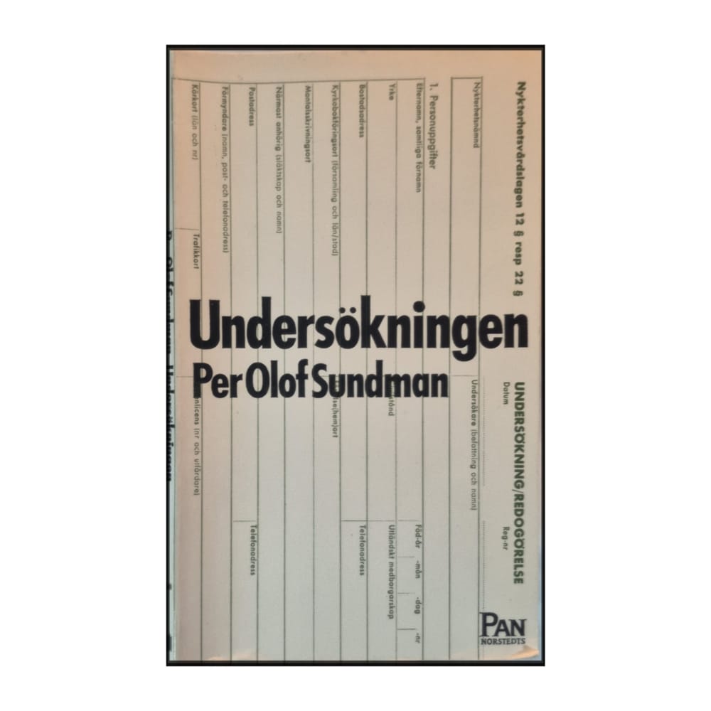 Per Olof Sundman: Undersökningen