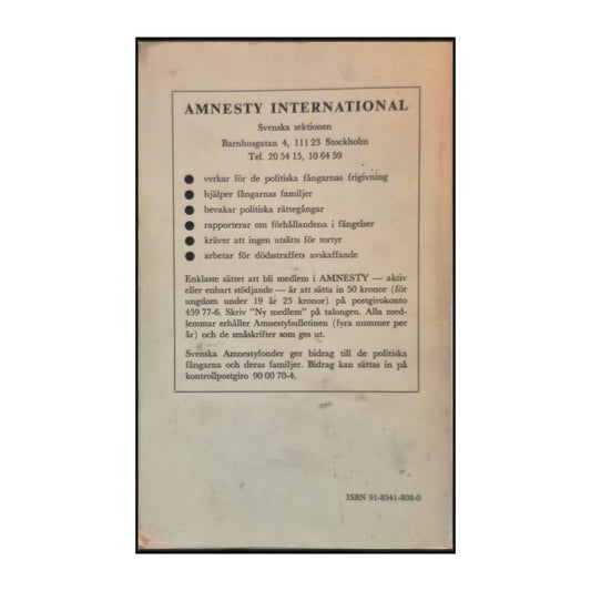 Amnesty International: Amnesty Rapport Om Politiska Fångar I Sovjet