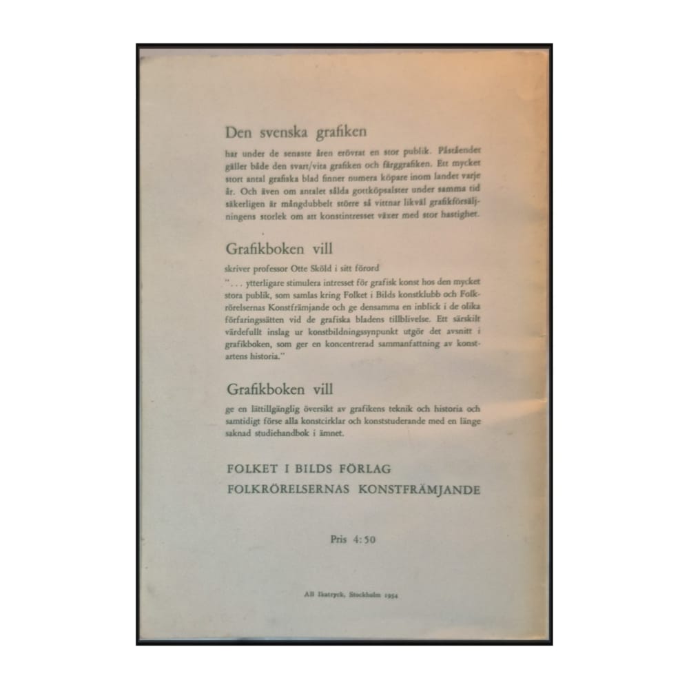 Nils Lindhagen & Rolf Rude: Grafikboken