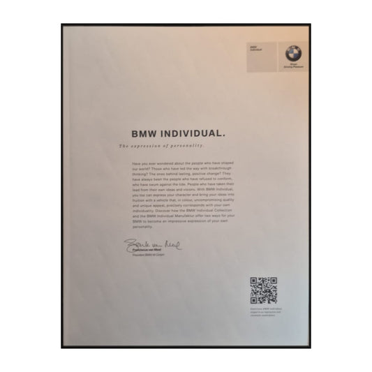 Bmw: Individual. Discover The Expression Of Personality. #02
