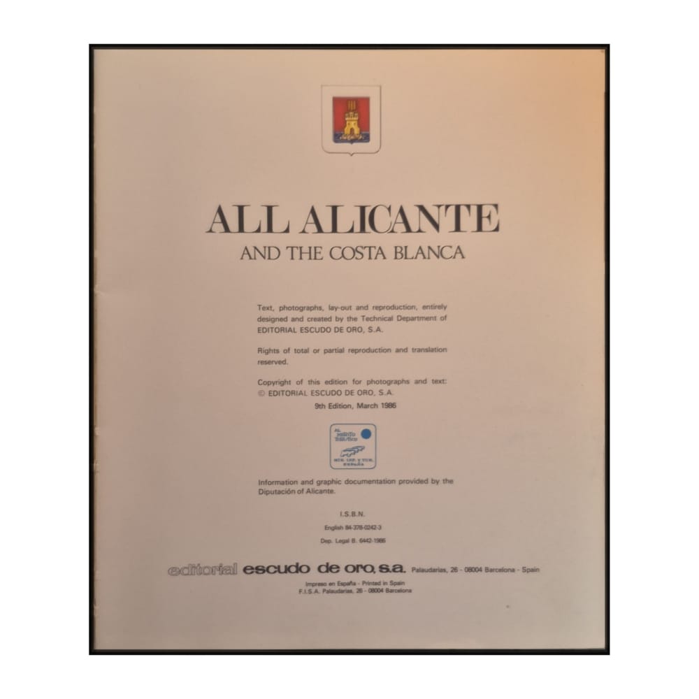 Escudo de Oro: All Alicante and the Costa Blanca
