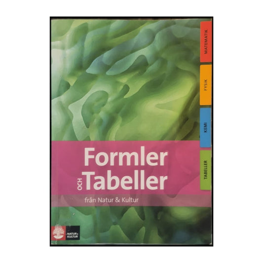 Natur & Kultur: Formler Och Tabeller