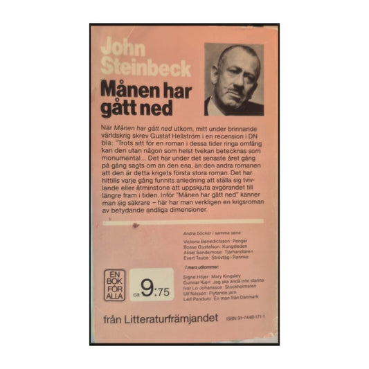John Steinbeck: Månen Har Gått Ned