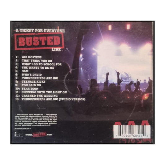 Busted: A Ticket For Everyone: Busted Live