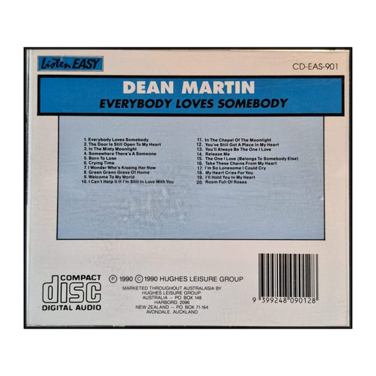 Dean Martin: Everybody Loves Somebody (20 Tracks)