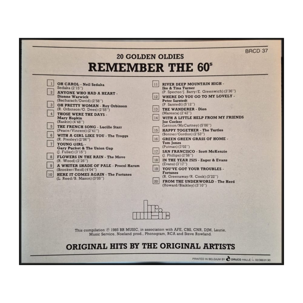 20 Golden Oldies: Remember The 1960S