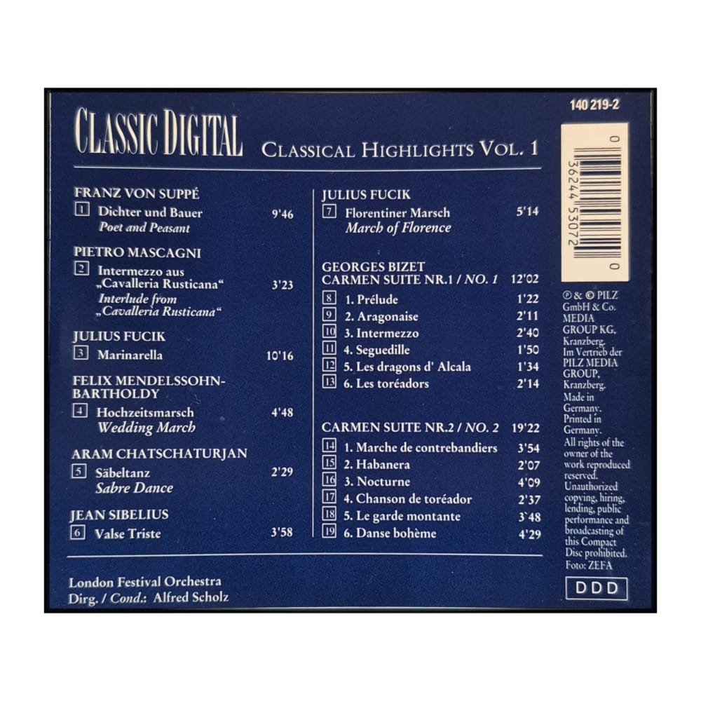 London Festival Orchestra: Classical Highlights V1