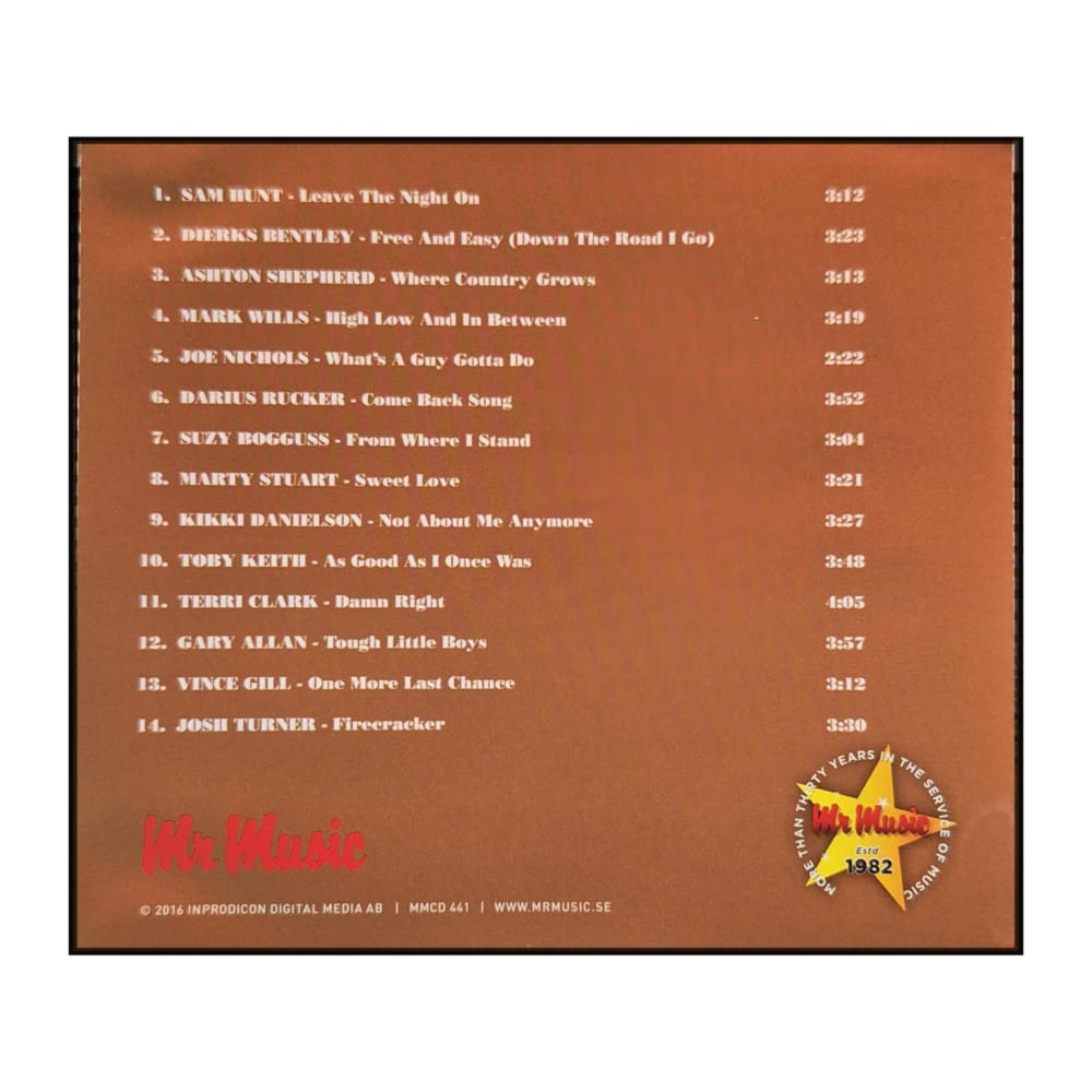 Mr Music Country 2016-04