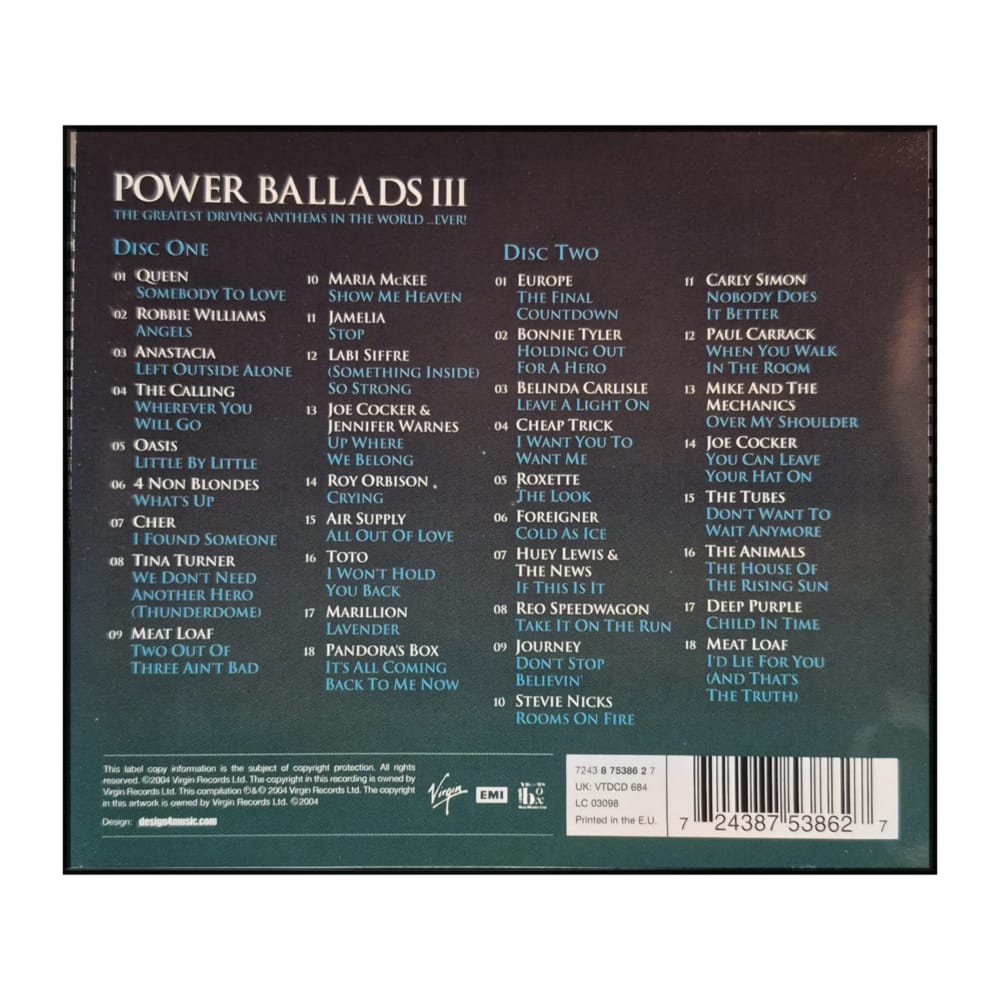 Power Ballads 3: Even Bigger Even Better