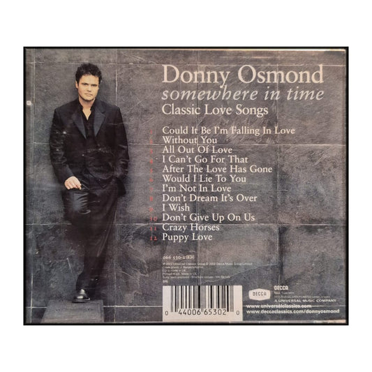 Donny Osmond: Somewhere In Time
